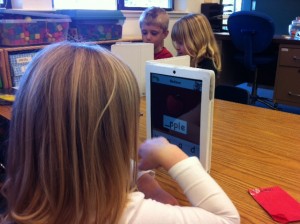 Kindergarten unsing iPads